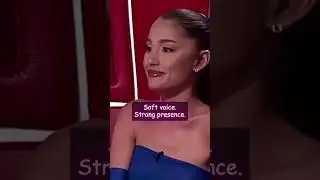 Soft Voice Strong Presence. #arianagrande #shorts #popculture