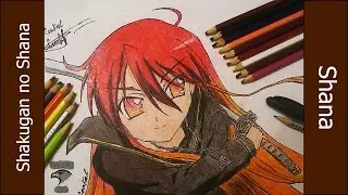Рисунок Шана - Жгучий взор Шаны [ ドロッセル - ファイアボール ] Shana - Shakugan no Shana