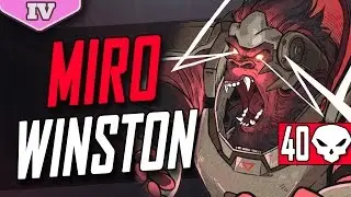 LUNATIC-HAI MIRO BEST WINSTON IN THE WORLD OVERWATCH [ TOP 500 SEASON 4 ]