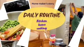 A DAY IN MY LIFE (in Hindi)..Non modular kitchen makeover Resetting Kitchen..#nonmodularkitchen 