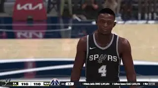 SA Spurs vs Washington Wizards