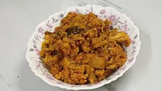 વાડી ના પોગ્રામ માં બનતી ગિરનારી ખીચડી  શિયાળામાં ગરમા ગરમ ખાય શકાય તેવી 