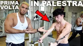 LA PRIMA VOLTA DI MATTIA IN PALESTRA! ALLENO UN CALISTHENICO IN SALA PESI!