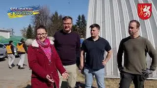 Zbi&oacute;rka dar&oacute;w w Tomaszowie Lubelskim punkt SOKOLNIA - dzisiaj transport ze Szwecji