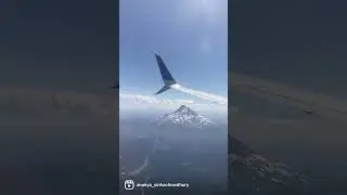 Mt Hood, Oregon #mthood #mounthood #oregon #birdseyeview #mountains #nature #snow #shorts #flight