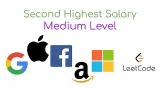 Solution for [Second highest salary] [database][MEDIUM] 