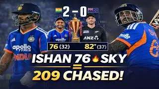 Ishan 🔥 SKY Storm | 209 Chase Complete | IND vs NZ 2nd T20