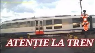Tren la bariera , atentie la semafor ( Gara CFR Balteni ) Vaslui