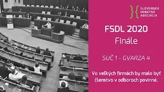 FSDL 2020 (fin&aacute;lov&aacute; debata)