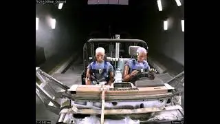 1996 Jeep Wrangler Rear End Sled Crash Test NIAR TH21A 02 by Tracy Law Firm Crash Lab