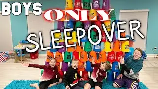 BOYS ONLY Brothers Sleepover NO PARENTS!!