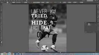 Typeface: 'Only goals to be the best' MuseoSlab & OstrichSans