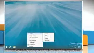 How to add a toolbar to the taskbar in Windows&reg; 8.1