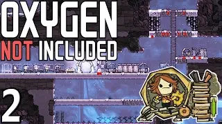 Colony Management - Indie Space Building Game | Part 2 | Let's Play Oxygen Not Included Gameplay