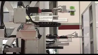 IAI Automation and Robot Demonstration - Actuator Pick & Place and Digital Stall