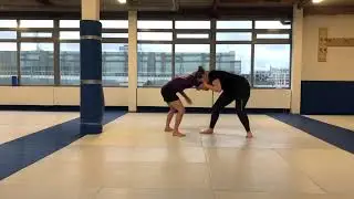 BJJ Takedowns from Collar Tie (17) &mdash; A Simple and Effective Takedown #bjj #jiujitsu #grappling