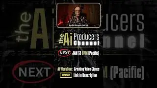 AI Music Production: Jan 13 6PM PST - Voice Cloning