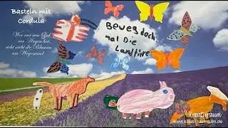 Bewegliche Tiere- Basteln mit Musterbeuteklammern- Basteln mit Cordula