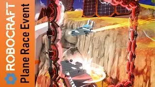 Robocraft - Plane Racing event with race artbots