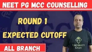 NEET PG Counselling  | MD MS Expected Round 1 Cutoff | NEET PG 2025 |