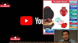 3256807320442800 Multi Functional Mini Waffle Sandwich Cake Maker, Breakfast Cooking Ma