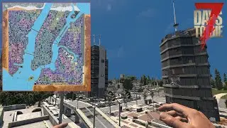New Map: New York Undead One 🏬 7 Days To Die Gameplay PC