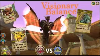 SLAPPING a spellement spamming Myth!! Wizard101 Visionary Balance PvP