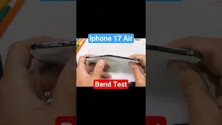 Iphone 17 air durability test and bend test #iphone17air #iphone17 #durabilitytest #bendtest #iphone
