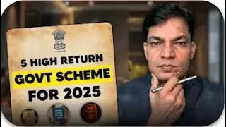 Top 5 Government Saving Schemes | Safe & Smart Investing 2025 | #sharemarket #postallifeinsurance