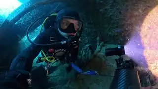 first video 360&deg;  insta360 in El Mina wrek diving
