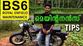 BS6 Royal Enfield MAINTENANCE in Malayalam | Bullet 350 Classic 350 All  models | മെയിന്റെനന്&zwj;സ്&zwnj;