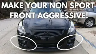 G37 SEDAN SPORT BUMPER ALTERNATIVE! (370GT, Q40)