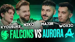 Kyousuke, NiKo, MAJ3R и woxic в FPG 2 &ndash; CS | Team Falcons против Aurora Gaming