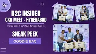 D2C Insider CXO meet Hyderabad | Goodie Bag Unboxing