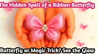 DIY Ribbon butterfly /How to make a beautiful ribbon butterfly/ Ribbon hairbows/ accessories 