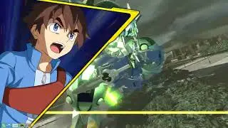 Riku GN-0000DVR/A Gundam 00 Diver Ace Arcade mode: Mobile Suit Gundam Extreme Vs. 2 XBoost