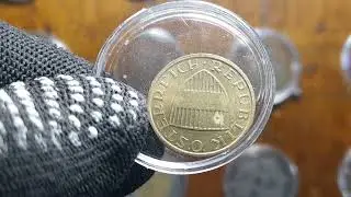 Austrian coin Osterreich 50 Groschen top most valuable coin  
