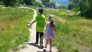 Walking the bike trails at 4th st Park Ogden Utah