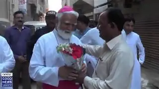 His Excellency Joseph Coutts | Welcome By St. Paul's Parish, Mehmoodabad, Karachi