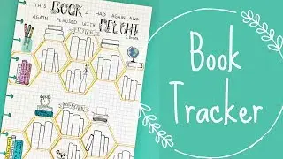 Book Tracker - The Happy Planner - Bullet Journal - Book Lovers