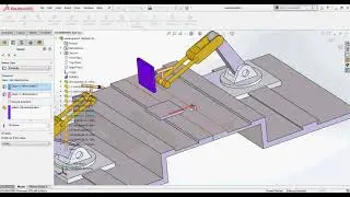 SOLIDWORKS Simulation - Welding Robot