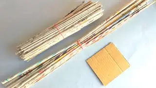 Newspaper Craft | Best Out Of Waste Craft Ideas | Recycle Newspaper | Make It Easy Craft