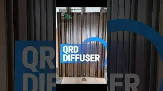 QRD diffuser n11           #shorts #panelakustik #QRD #peredamsuara #studiorecording