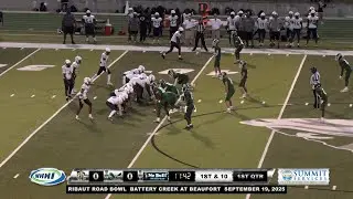 FOOTBALL | Battery Creek Dolphins at Beaufort Eagles 2025 | Full Game | WHHITV