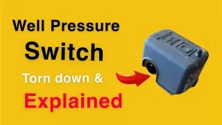 Bad Well Pressure Switch-How it works is explained & torn down to show how it works.