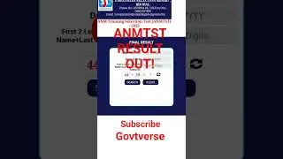 ANMTST 2025 Result out !#nursing #anmtst #anm #cutoff #shorts#mpesb#anmtst #pnst2025 #anmresult #yt