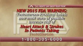 Testosterone Supplement Legal Commercial Ad including Prostate Cancer - Arentz Law Group