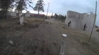 airsoft team deathmatch close combat 10 vs 11...8 kill with ics m4