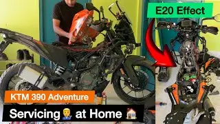 KTM 390 Adventure (E-20 Petrol Side Effect)Throttle Body Cleaning at Home