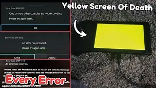 EVERY Nintendo Switch Error I've Run into! **YELLOW SCREEN OF DEATH + MORE**